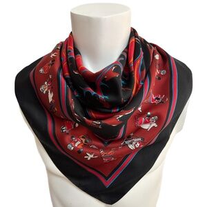 Vintage Boma Scarf - First Nations & Caribou Artwork